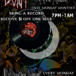 Vinyl & Industry Night Flyer